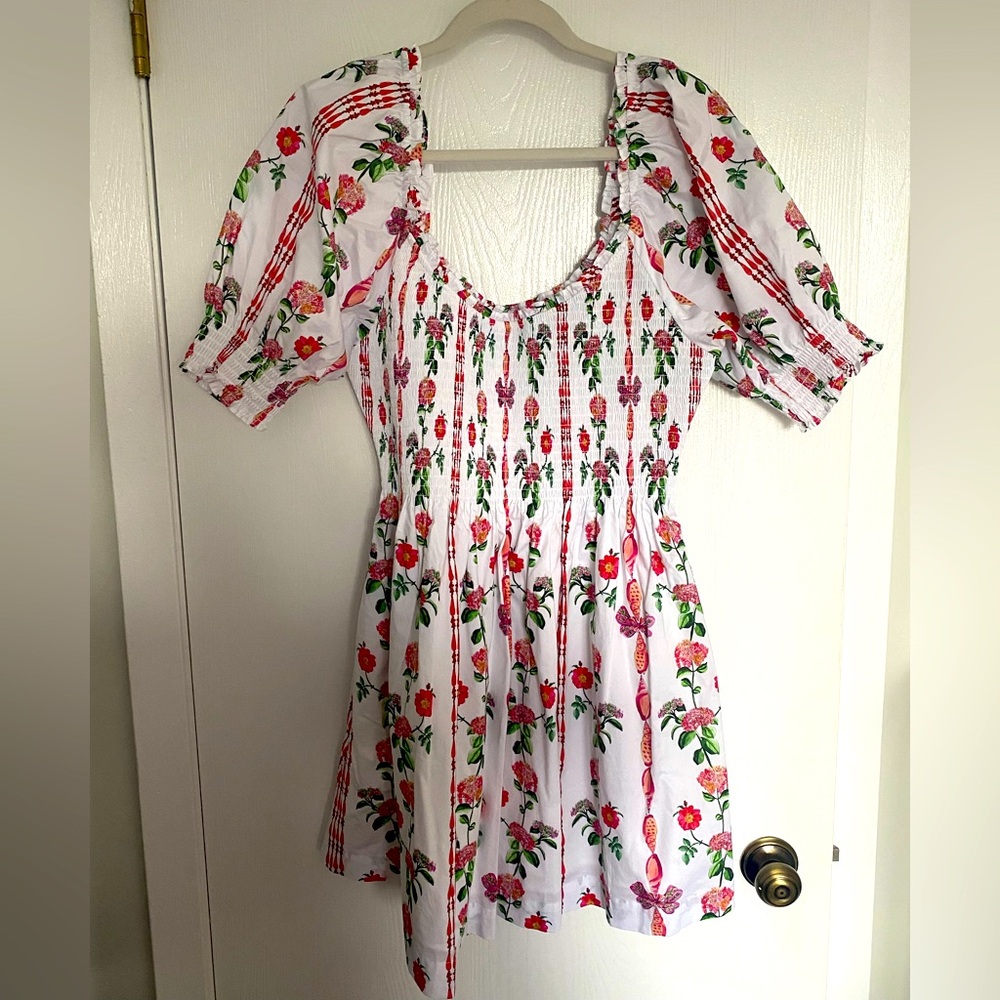 Hill House Home Red Vine Stripe Mini Louisa Dress